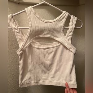 garage ribbed vest tank top